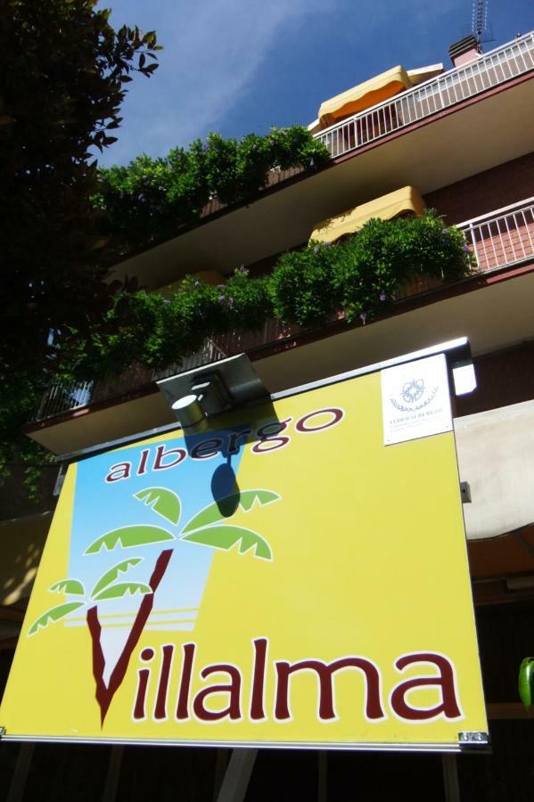 Albergo Villalma Rimini Ngoại thất bức ảnh